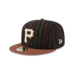 GORRA NEW ERA CAP PITTSBURGH PIRATES MLB VINTAGE HERRINGBONE 59FIFTY CERRADA en STOCK