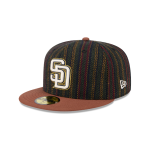 GORRA NEW ERA CAP SAN DIEGO PADRES MLB VINTAGE HERRINGBONE 59FIFTY CERRADA en STOCK