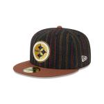 GORRA NEW ERA CAP PITTSBURGH STEELERS NFL VINTAGE HERRINGBONE 59FIFTY CERRADA en STOCK