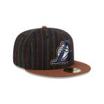 GORRA NEW ERA CAP LOS ANGELES LAKERS NBA VINTAGE HERRINGBONE 59FIFTY CERRADA en STOCK