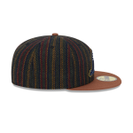 GORRA NEW ERA CAP LOS ANGELES LAKERS NBA VINTAGE HERRINGBONE 59FIFTY CERRADA en STOCK