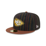 GORRA NEW ERA CAP KANSAS CITY CHIEFS NFL VINTAGE HERRINGBONE 59FIFTY CERRADA en STOCK