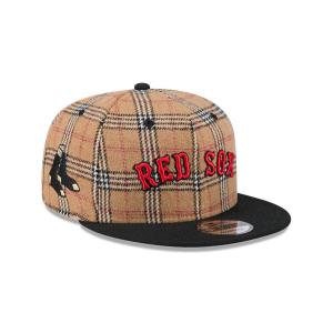 GORRA NEW ERA CAP BOSTON RED SOX MLB TAN TARTAN 9FIFTY SNAPBACK en STOCK
