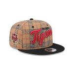 GORRA NEW ERA CAP DETROIT TIGERS MLB TAN TARTAN 9FIFTY SNAPBACK en STOCK