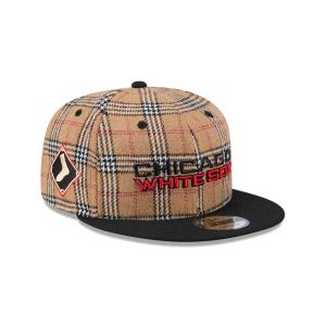 GORRA NEW ERA CAP CHICAGO WHITE SOX MLB TAN TARTAN 9FIFTY SNAPBACK en STOCK