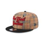 GORRA NEW ERA CAP NEW YORK YANKEES MLB TAN TARTAN 9FIFTY SNAPBACK en STOCK