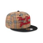 GORRA NEW ERA CAP NEW YORK YANKEES MLB TAN TARTAN 9FIFTY SNAPBACK en STOCK