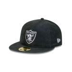 GORRA NEW ERA CAP LAS VEGAS RAIDERS NFL WORN BLACK 59FIFTY RC CERRADA en STOCK