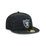 GORRA NEW ERA CAP LAS VEGAS RAIDERS NFL WORN BLACK 59FIFTY RC CERRADA en STOCK