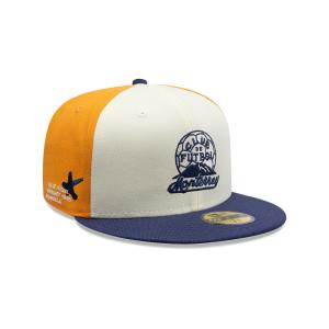 GORRA NEW ERA CAP RAYADOS LOGO RETRO 59FIFTY CERRADA en STOCK