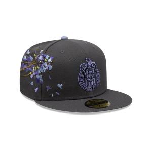 GORRA NEW ERA CAP CHIVAS JACARANDAS 59FIFTY CERRADA en STOCK