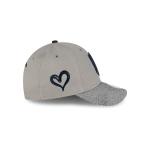GORRA NEW ERA CAP RAYADAS VISOR SPLATTER 9FORTY SNAPBACK PARA MUJER en STOCK