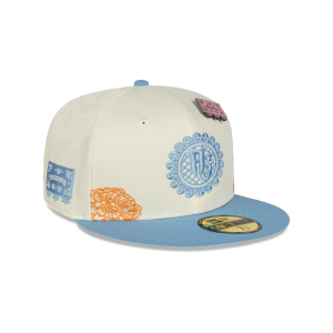 GORRA NEW ERA CAP ALGODONEROS DE GUASAVE LAMP DíA DE MUERTOS 59FIFTY CERRADA en STOCK