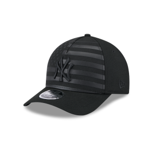 GORRA NEW ERA CAP NEW YORK YANKEES MLB FLAG 9FORTY M-CROWN AF SNAPBACK NEGRA en STOCK