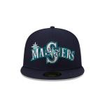 GORRA NEW ERA CAP SEATTLE MARINERS MLB OVERLAP 59FIFTY CERRADA en STOCK