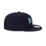 GORRA NEW ERA CAP SEATTLE MARINERS MLB OVERLAP 59FIFTY CERRADA en STOCK