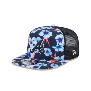 GORRA NEW ERA CAP ATLANTA BRAVES MLB FLORAL PATTERN GOLFER SNAPBACK en STOCK