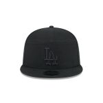 GORRA NEW ERA CAP LOS ANGELES DODGERS MLB COTTON CANVAS 9FIFTY SPLIT PANEL SNAPBACK NEGRA en STOCK
