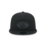 GORRA NEW ERA CAP SAN FRANCISCO 49ERS NFL COTTON CANVAS 9FIFTY SPLIT PANEL SNAPBACK NEGRA en STOCK
