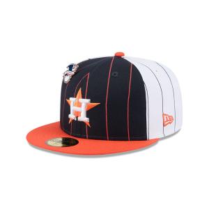 GORRA NEW ERA CAP HOUSTON ASTROS MLB PINSTRIPE LEAGUE PIN 59FIFTY CERRADA en STOCK
