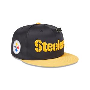 GORRA NEW ERA CAP PITTSBURGH STEELERS NFL SATIN 59FIFTY CERRADA en STOCK