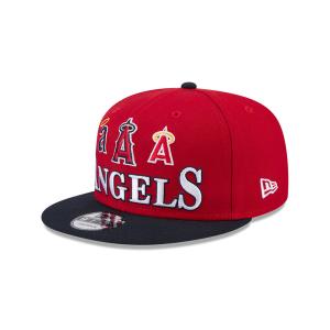 GORRA NEW ERA CAP LOS ANGELES ANGELS ARCHIVE MLB ARCHIVE 9FIFTY SNAPBACK ROJA en STOCK