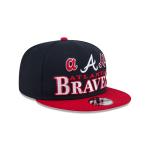 GORRA NEW ERA CAP ATLANTA BRAVES ARCHIVE MLB ARCHIVE 9FIFTY SNAPBACK NAVY en STOCK