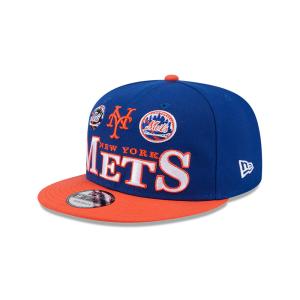 GORRA NEW ERA CAP NEW YORK METS ARCHIVE MLB ARCHIVE 9FIFTY SNAPBACK AZUL en STOCK