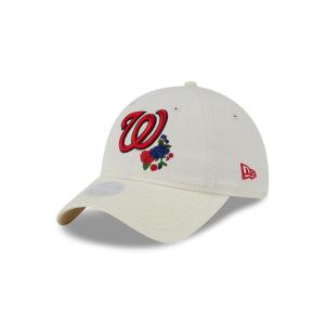 GORRA NEW ERA CAP WASHINGTON NATIONALS MLB WOMEN'S FLORAL 9TWENTY STRAPBACK PARA MUJER en STOCK