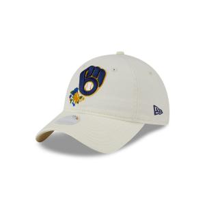 GORRA NEW ERA CAP MILWAUKEE BREWERS MLB WOMEN'S FLORAL 9TWENTY STRAPBACK PARA MUJER en STOCK