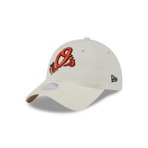 GORRA NEW ERA CAP BALTIMORE ORIOLES MLB WOMEN'S FLORAL 9TWENTY STRAPBACK PARA MUJER en STOCK