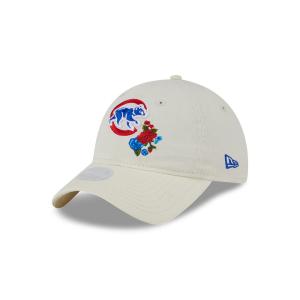 GORRA NEW ERA CAP CHICAGO CUBS MLB WOMEN'S FLORAL 9TWENTY STRAPBACK PARA MUJER en STOCK