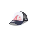 GORRA NEW ERA CAP ATLANTA BRAVES MLB PAINTED 9FORTY AF TRUCKER SNAPBACK PARA NIñA O NIñO en STOCK