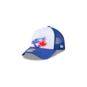GORRA NEW ERA CAP TORONTO BLUE JAYS MLB PAINTED 9FORTY AF TRUCKER SNAPBACK PARA NIñA O NIñO en STOCK