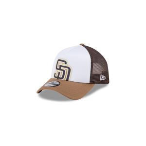 GORRA NEW ERA CAP SAN DIEGO PADRES MLB PAINTED 9FORTY AF TRUCKER SNAPBACK PARA NIñA O NIñO en STOCK