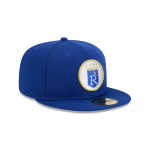 GORRA NEW ERA CAP KANSAS CITY ROYALS MLB CLUBHOUSE 2025 ALTERNATIVA 59FIFTY CERRADA en STOCK