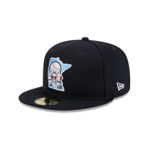 GORRA NEW ERA CAP MINNESOTA TWINS MLB CLUBHOUSE 2025 ALTERNATIVA 59FIFTY CERRADA en STOCK