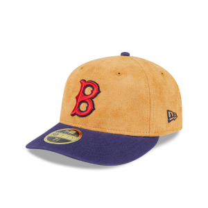 GORRA NEW ERA CAP BOSTON RED SOX MLB TAN TEXTURE 59FIFTY LP CERRADA en STOCK