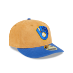 GORRA NEW ERA CAP MILWAUKEE BREWERS MLB TAN TEXTURE 59FIFTY LP CERRADA en STOCK