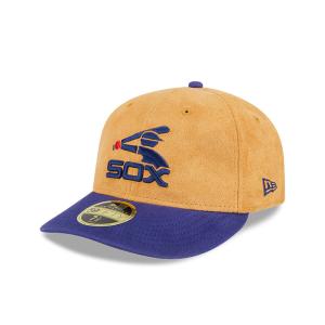 GORRA NEW ERA CAP CHICAGO WHITE SOX MLB TAN TEXTURE 59FIFTY LP CERRADA en STOCK
