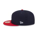 GORRA NEW ERA CAP ATLANTA BRAVES COMPOUND X MLB 59FIFTY CERRADA en STOCK