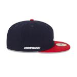 GORRA NEW ERA CAP ATLANTA BRAVES COMPOUND X MLB 59FIFTY CERRADA en STOCK