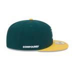 GORRA NEW ERA CAP OAKLAND ATHLETICS COMPOUND X MLB 59FIFTY CERRADA en STOCK