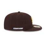GORRA NEW ERA CAP SAN DIEGO PADRES COMPOUND X MLB 59FIFTY CERRADA en STOCK