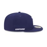 GORRA NEW ERA CAP TAMPA BAY RAYS COMPOUND X MLB 59FIFTY CERRADA en STOCK