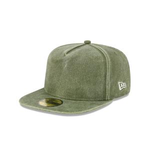 GORRA NEW ERA CAP NEW ERA GREEN ACID WASH NEW SILHOUETTES 59FIFTY AF CERRADA en STOCK