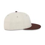 GORRA NEW ERA CAP NEW ERA OATMEAL MELTON WOOL 59FIFTY RC CERRADA en STOCK