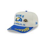 GORRA NEW ERA CAP LOS ANGELES RAMS NFL DRAFT 2025 59FIFTY AF CERRADA BLANCA en STOCK