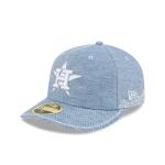 GORRA NEW ERA CAP HOUSTON ASTROS MLB HAND STITCHED CHAMBRAY 59FIFTY LP CERRADA en STOCK