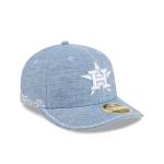 GORRA NEW ERA CAP HOUSTON ASTROS MLB HAND STITCHED CHAMBRAY 59FIFTY LP CERRADA en STOCK